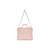 Retro Woven Design Nadruk z literami marki Mieszanka bawełny i poliestru Torba typu tote Torebki damskie Jasnoróżowy SHMP0077U0P386000C09