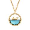 Whale Necklace Fashionable For Women Crafted From Premium Titanium Steel In Sparkling Gold And Silver For Cozy Autumn Winter And