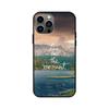 Applicable To IPhone16 Mobile Phone Case, New Couple Outdoor Seaside Landscape English Alphabet Mobile Phone Case