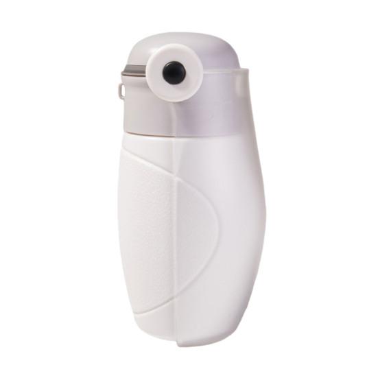 

Портативная бутылка для воды для собак, герметичная складная бутылка для воды для домашних животных с миской, чашка для питья на открытом воздухе, для походов и прогулок 300ML белый