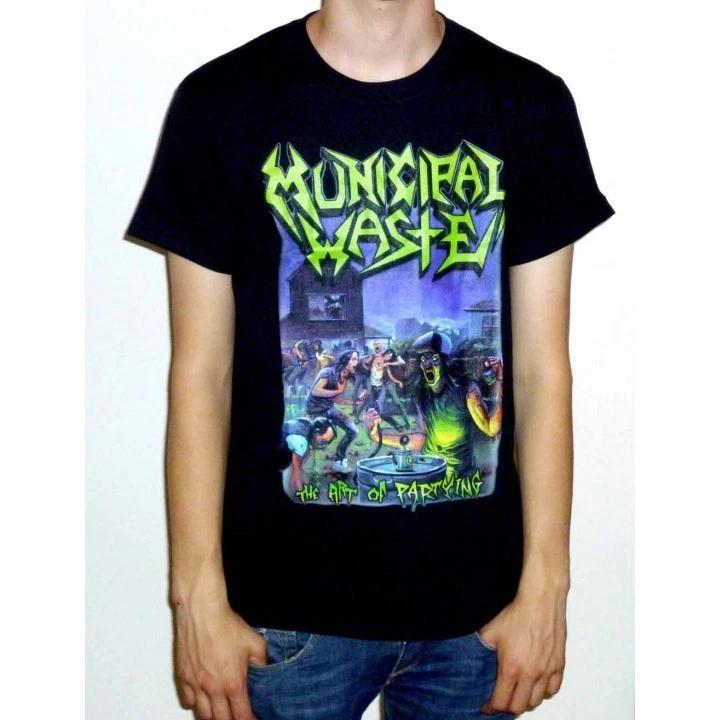 Municipal Waste  The Art Of Partying  Black T-shirt - NEW fatal feast M