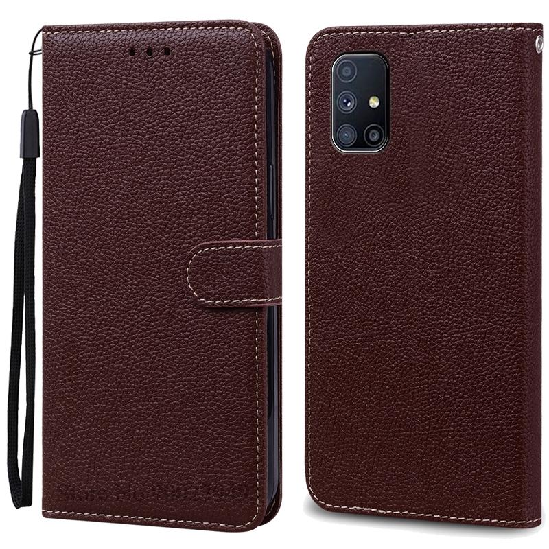 For Samsung M51 Case Soft Silicone Wallet Leather Flip Case For Samsung Galaxy M51 Case M 51 Stand Book Cover Coque Fundas