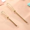 Manual 1pc Rotary Kitchen Accessories Stainless Steel Agitator Baking Tool Egg Beater Egg Whisk