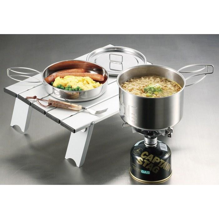[Captain Stag] Barbecue Pot Stainless Steel Ramen Cooker 2L M-5511