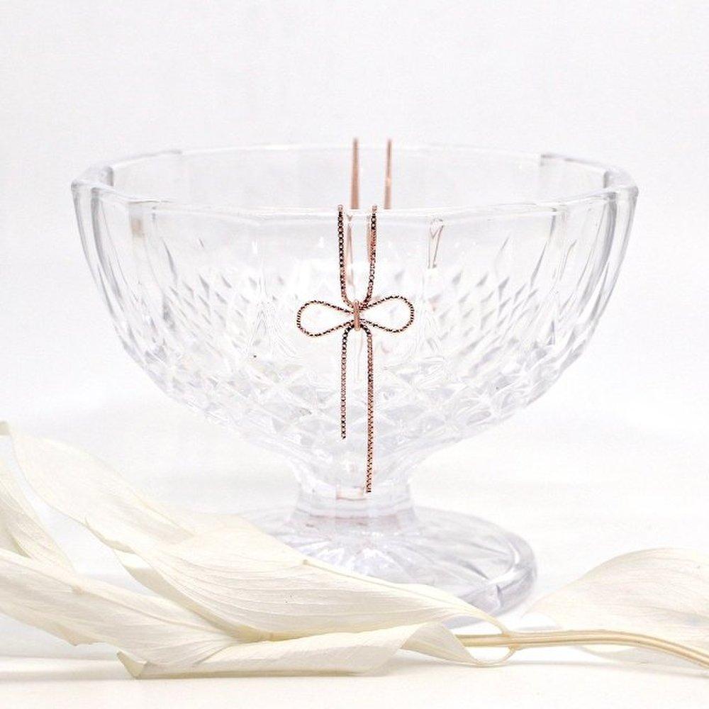 [Opalhouse] 925 Silver Box Chain Ribbon Necklace Opqun5623