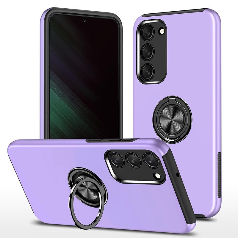 Hidden God Ring Suitable for Samsung S24FE mobile phone case S25edge bracket ultra anti-drop A36 protective case
