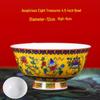 Jingdezhen Ceramic Rice Bowl: High-Foot, Enamel Color, Longevity Design