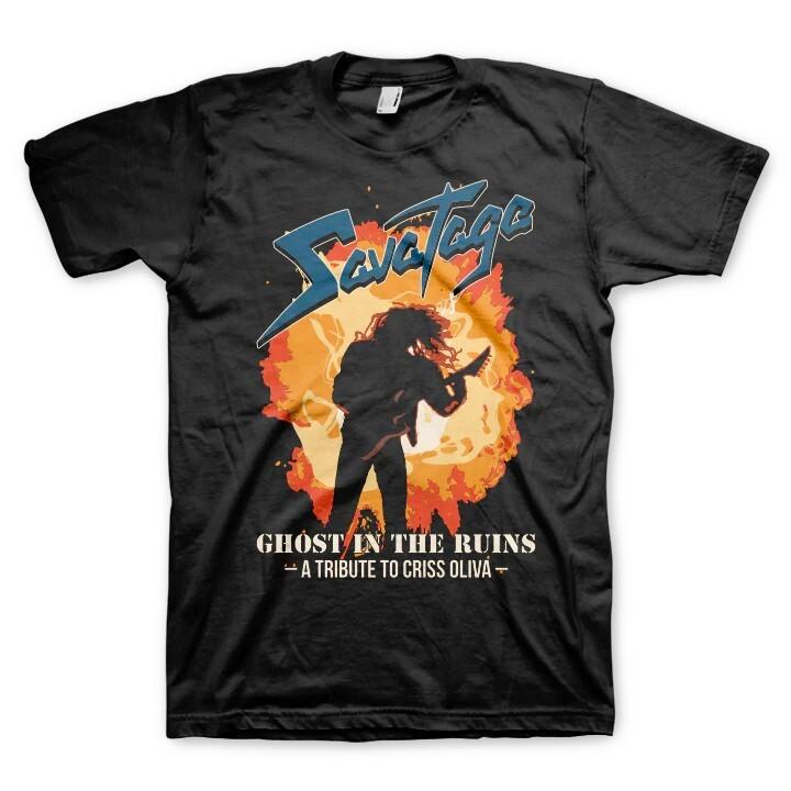 NEW RARE Savatage Ghost In The Ruins T-Shirt Black Cotton All size S-5XL HRT81 Unisex T-Shirt XXXL