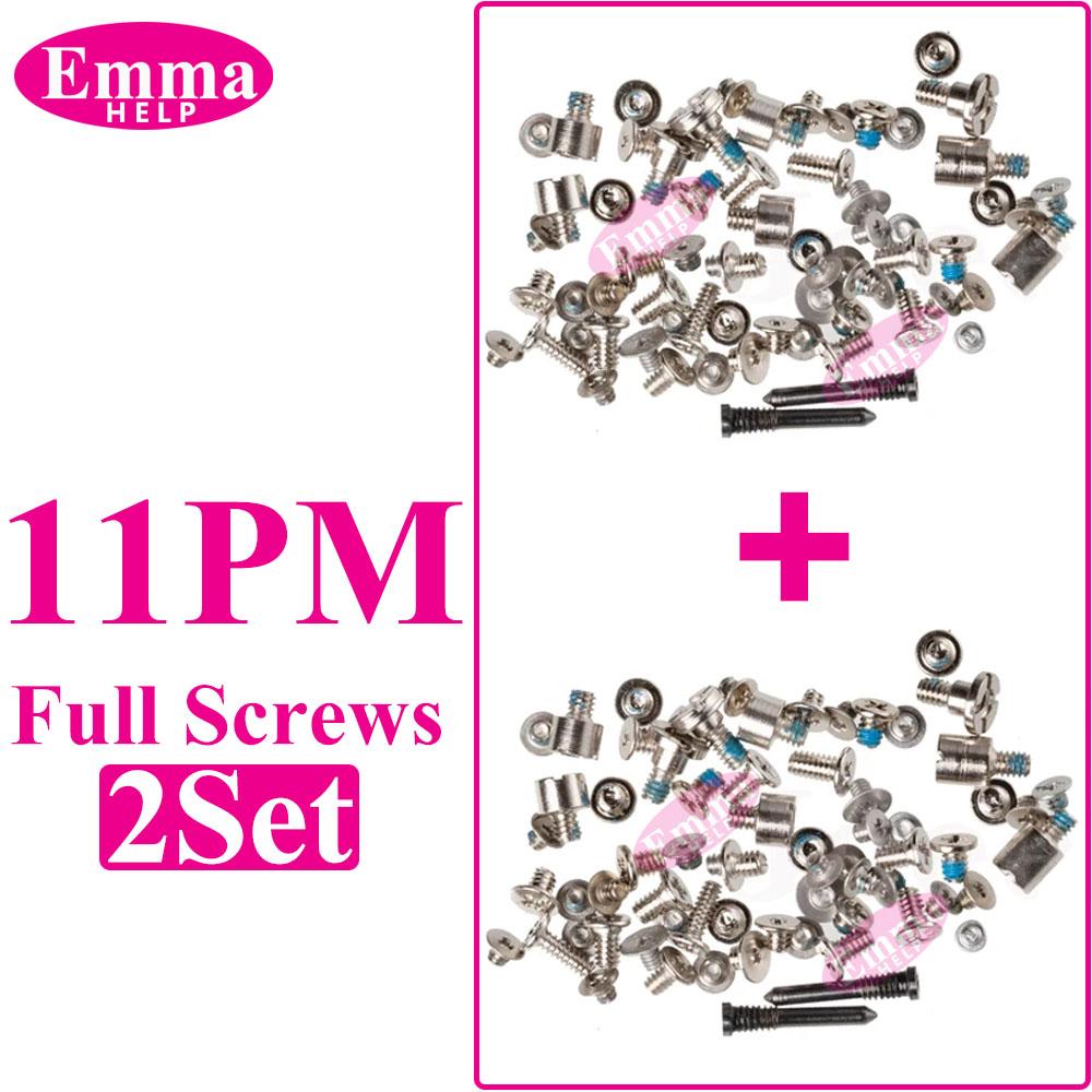 2set Full Screw Set For iPhone X XS XR 11 12 13 Pro Max Mobile Internal Bracket Bottom Complete Screws Replacement Repair Parts