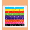 Montessori Fraction Learning Math Toy Arithmetic Teaching Aids Paper Card Early Educational Toys for Children Christmas Gifts