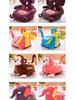 Lazy Kids' Plush Animal Sofa: Dinosaur, Giraffe, Elephant Dolls