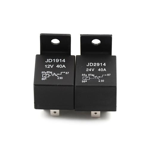 5 Pin 40A Car Relay Automotive Normally Open DC 12V/24V Relays for Head Light