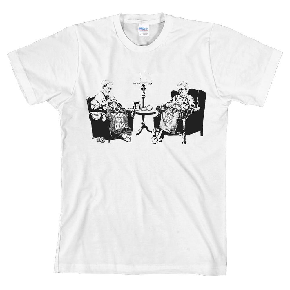

Banksy Graffiti Grannies Knitting Grandmas *ALL SIZES & NEW* Unisex T-Shirt M