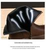 Women's 2026 British Style Mid-Calf Retro Martin Boots with Velvet Lining