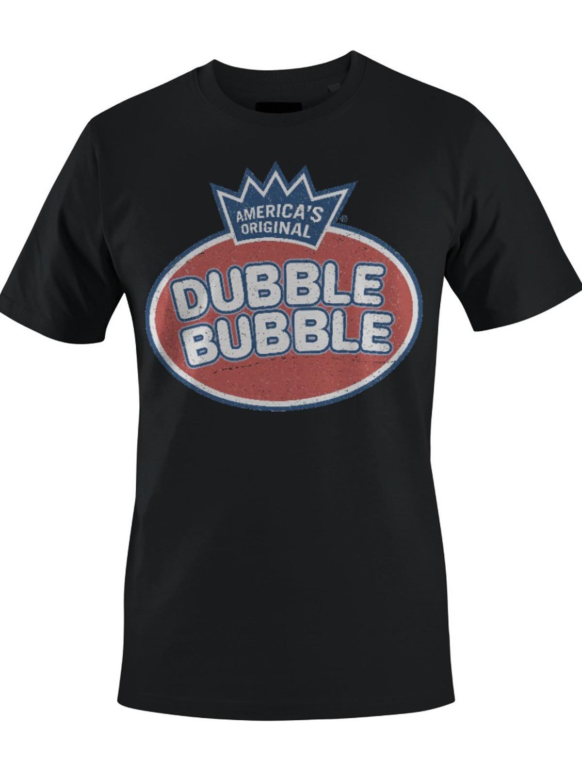 Officially Licensed Dubble Bubble Logo Design Mens T-shirt M