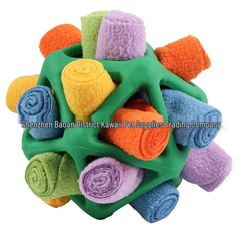 Interactive Dog Toy: Slow Feeder & Food Dispensing Ball