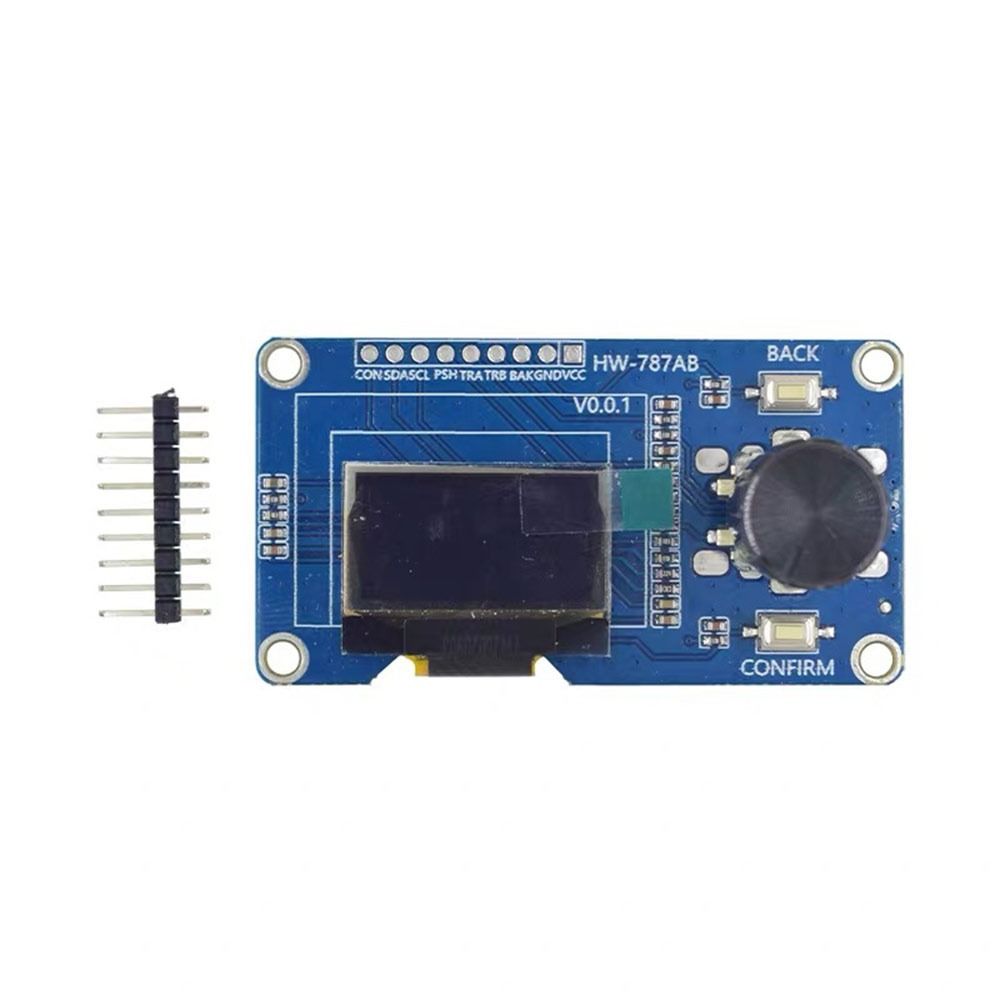 1.3/0.96inch EC11 Rotary Encoder Module SSD1306 Combination Module  Electronic Projects