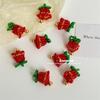 Handmade Christmas Crystal Pendant & Hair Clip Duo
