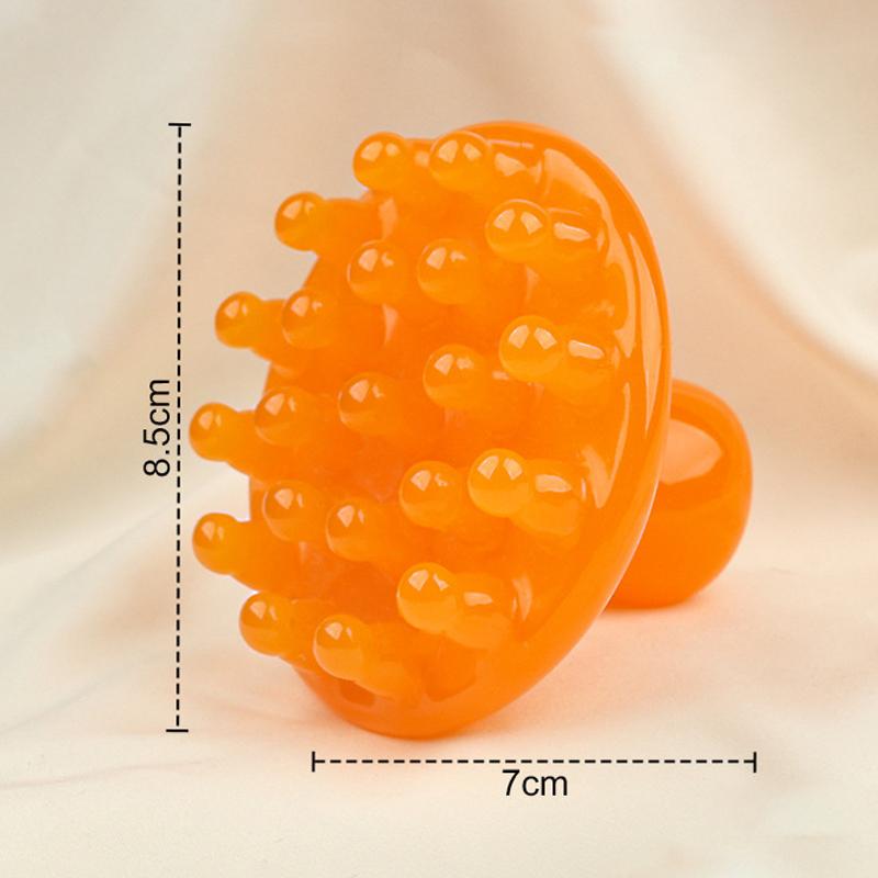 Sandalwood Disc Wooden Massage Scalp Wide Tooth Scalp Comb Round Tip Scalp Tool Handheld Wet Dry Hair Massage Comb Acupoint