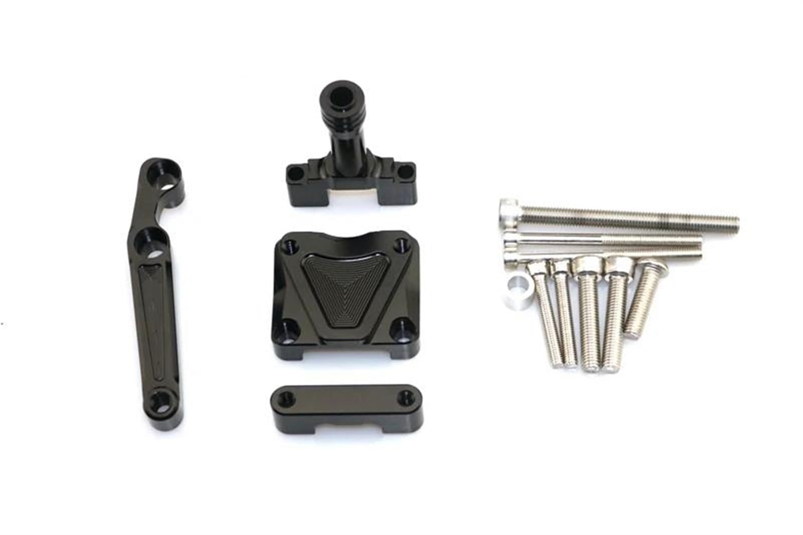 Motorcycle Steering Damper Stabilizer Motorcycle CNC Steering Damper Stabilizer Fits Kawasaki NINJA250/300 2013-2018 Mounting One size