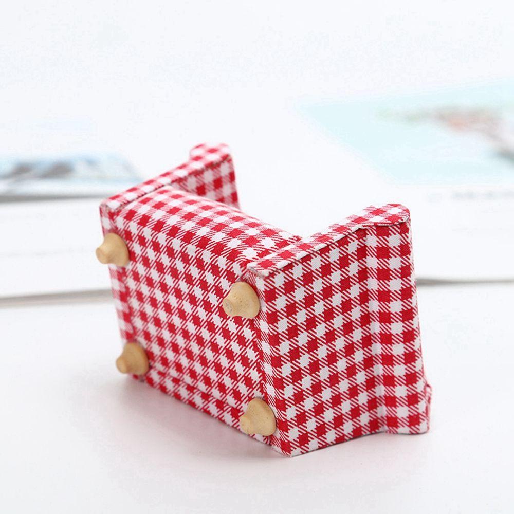 Fashion Girls Gifts Dolls Miniature Soft Sofa Pretend Play Toy Dollhouse Mini Furniture Toys