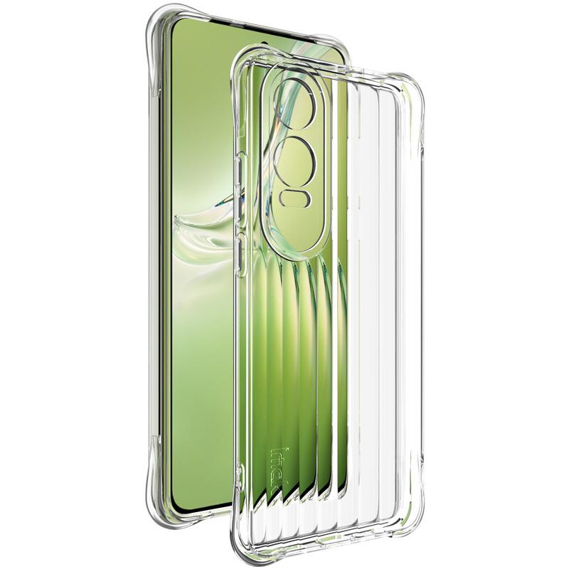 

IMAK For OnePlus Nord CE4 Lite 5G/Oppo K12x 5G (China) Case Corrugated Texture TPU Anti-Drop Phone Cover Transparent