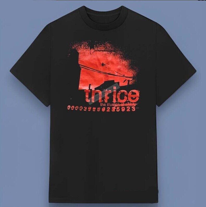 NEW! Thrice The Illusion of Safety Band Vinatge Shirt Gift for Fans Size S-4XL XXXXL
