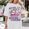 Comfort Colors Hotter Than A Hoochie Coochie  Shirt Vintage Country Music Tee