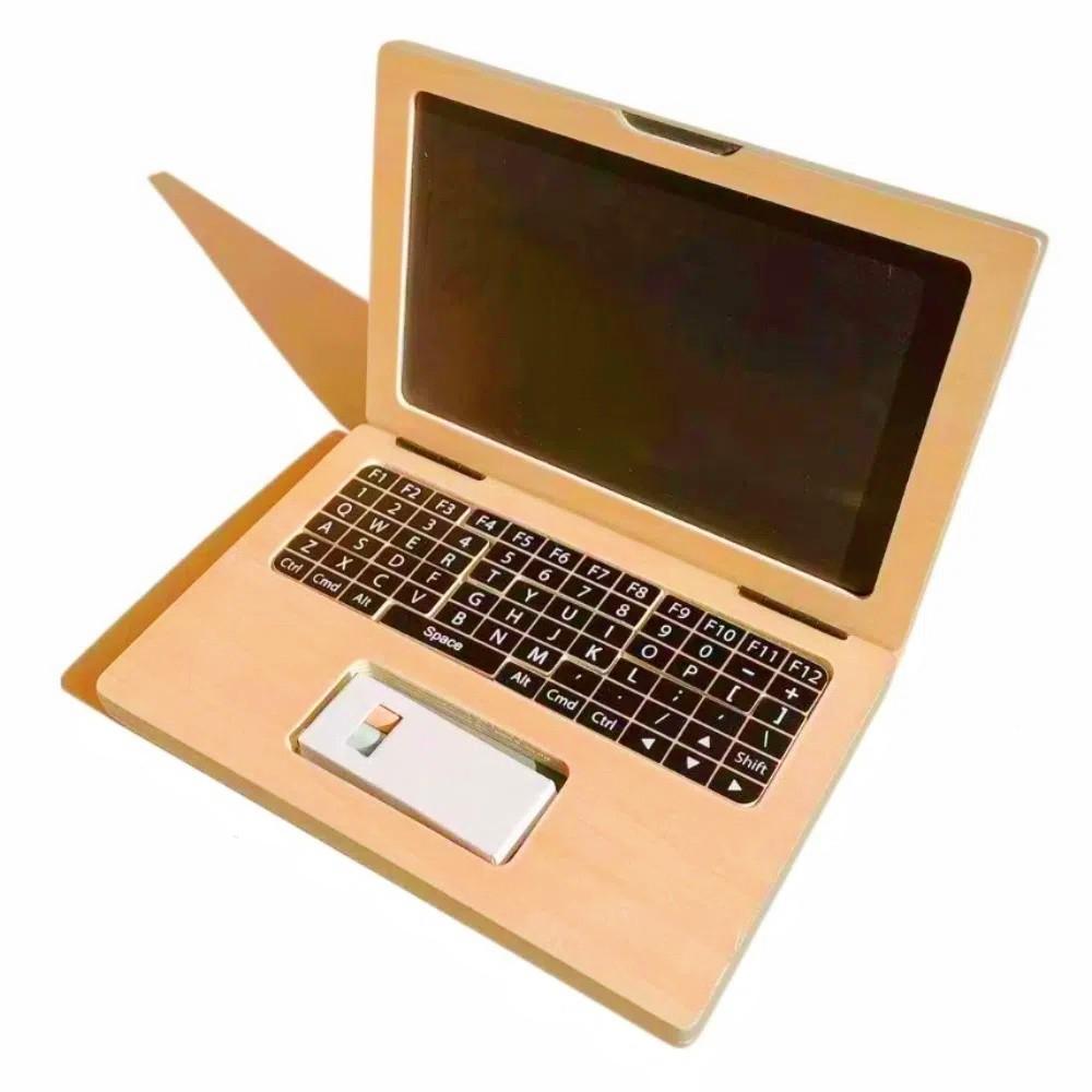 

Multifuntional Simulation Drawing Board Laptop Shaped Children s Drawing Toy Children Normal Laptop(no word card)