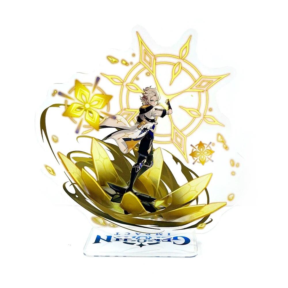 Mondstadt Characters Diluc Albedo Rosaria Venti Acrylic Stand Standee Toy Figure