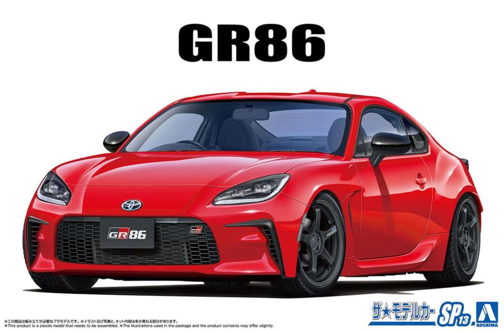 Aoshima Bunka Kyozai The Model Car Series SP13 Toyota ZN8 GR86 Custom Wheel Plastikmodell (AOSHIMA) 1/24 '21