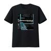 Madlib Shades Of Blue Album Art Print Heavy Cotton T Shirt for Men and Women Vintage Washed Homme Stretched Designer Clothes