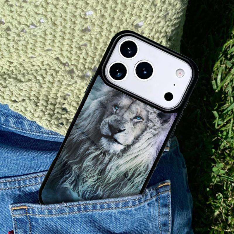 Fashion Animal Lion Tiger Wolf phone case cover Compatible with for IPhone 17air 16e 15 14 13 12 11Pro Max 17 Air