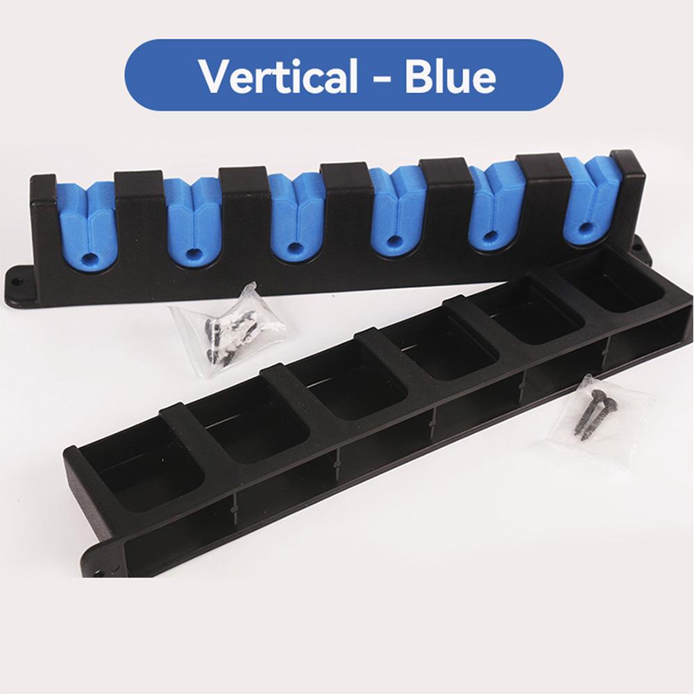 Vertikales 6-Ruten-Rack-Angelruten-Rack-Set, wandmontierter Angelrutenhalter für Garage und Boot