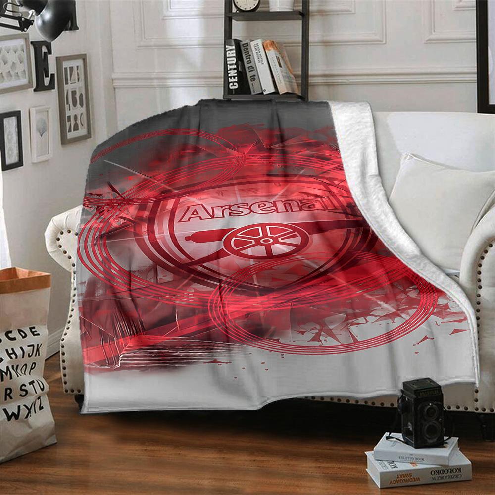 Arsenal Blanket Soft & Cozy Suitable for Sofa Chair Couch for All Seasons Modern Gift for Travel Home Birthdays