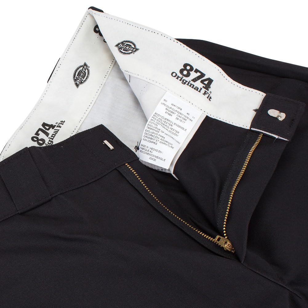 874 Work Pants Original Fit USA Model Black 42x32 [Dickies] (BK)