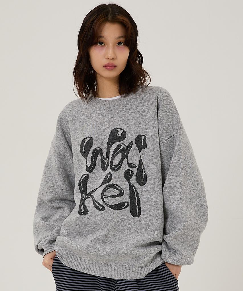 WAIKEI Wk 3D Logo Knit Yellow