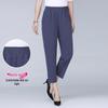 Pa Si Te Women's Elastic Waist Cropped Straight-Leg Pants