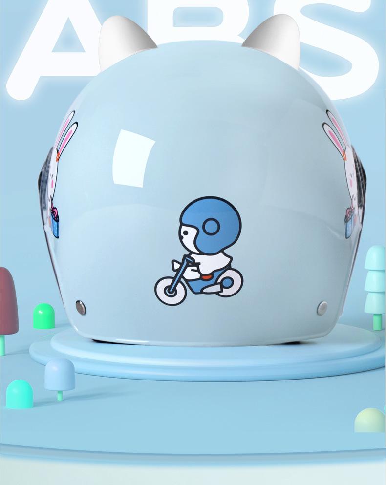 AD Kids' 3C Certified All-Season Electric Scooter & Motorcycle Safety Helmet