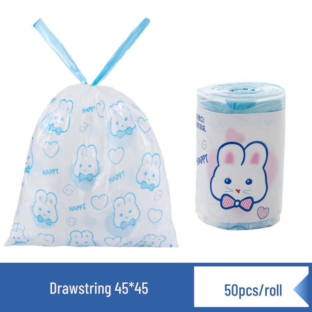 Large Drawstring Trash Bags - Thick, Durable, Kitchen & Home Use