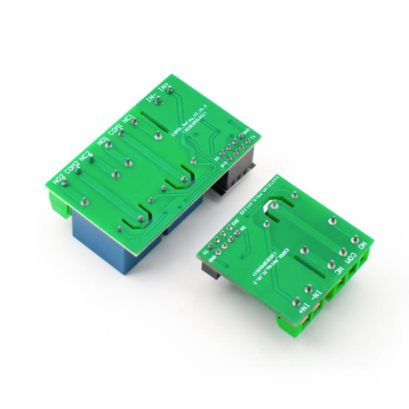 LIZAO ESP8266 ESP-01/01S WIFI Relay Module DC5V 1 Single Channel Dual Channel For Smart Home APP Control