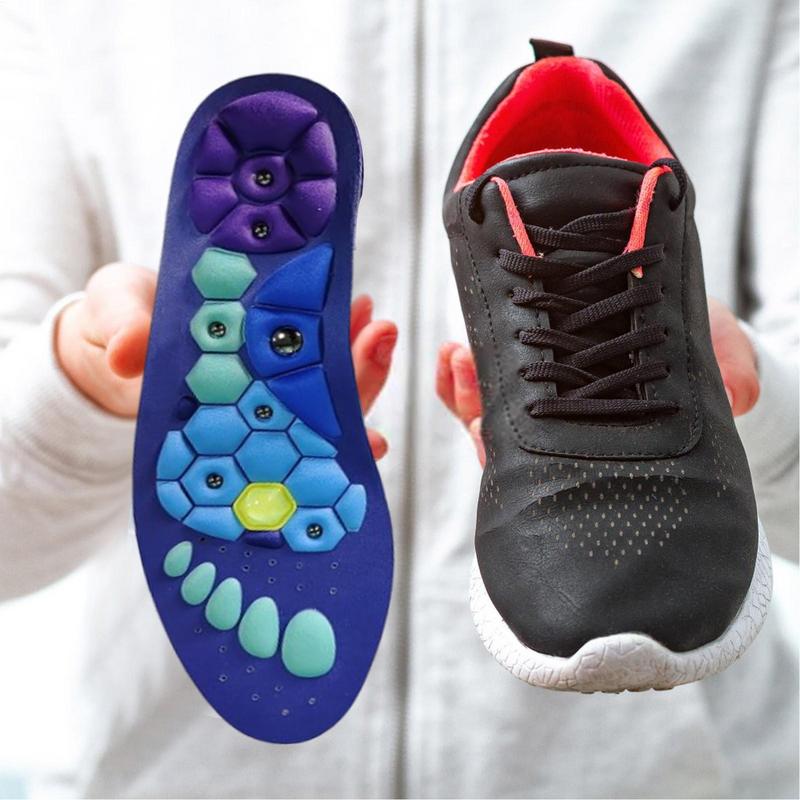 Magnetic Insoles Massage Shoe Inserts Massage Insoles Footwear Insoles for Men Women Breathable Orthopedic Shoe Inserts Pads