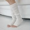 Women's Ribbed Calf Socks Open-toe for Autumn/Winter