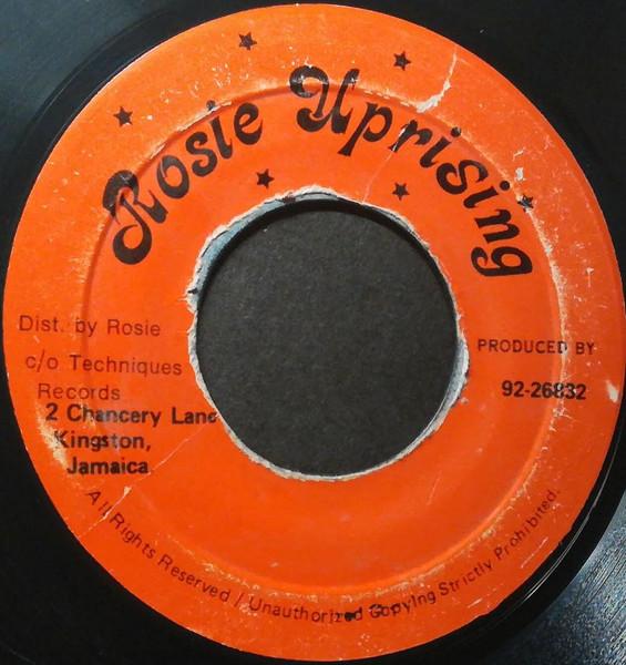 

7inch Record JOHNNY OSBOURNE Dis A RubADub NONE Rosie Uprising Jamaica Reggae Ska Dub Used