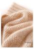 Women's Solid Color Cable Knit Earflap Hat - Cashmere 2025 Autumn/Winter Collection