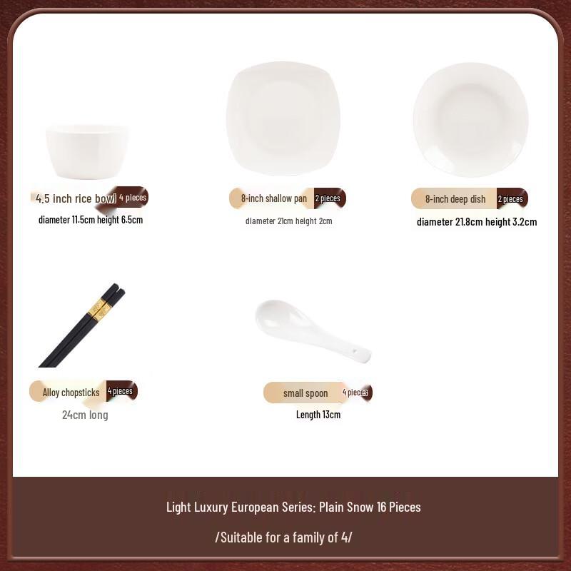 MoDe Lanka Minimalist Underglaze Ceramic Dinnerware Set