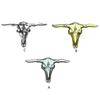 Creatively Bull Skull Buckle Belt DIY Components Western Heavy Rock Style