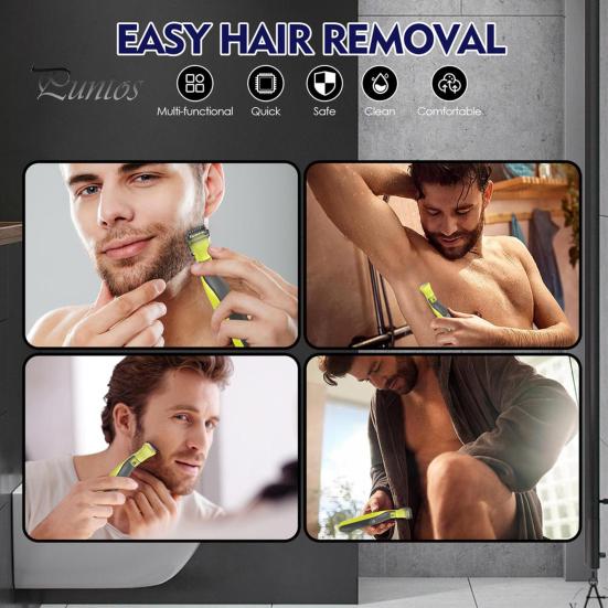 Мужская насадка-лезвие с расческой-гребнем для триммера Philips One QP2520 QP2630, сменные аксессуары для электробритвы, бритья висков, бороды, тела