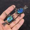 Abalone Muschel Ohrring Kupferdraht umwickelte Ohrringe Handgemachter Edelstein Ohrring Abalone Muschel Schmuck Fisch Ohrring Kupferschmuck Geschenke für Sie
