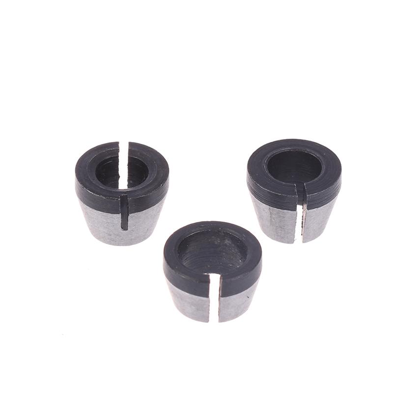 1 Set Parti per Fresatrice Elettrica 6Mm 6.35Mm 8Mm Mandrino a Pinza Macchina per Incisione Rifilatura Con Dado Adattatore per Punte da Router
